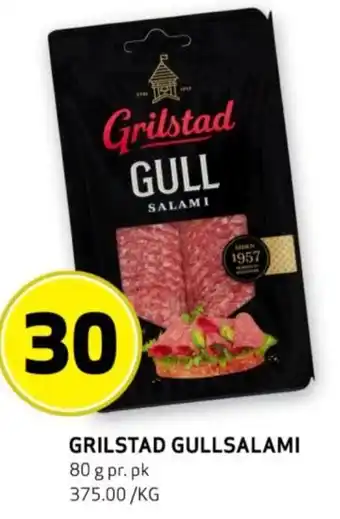 Bunnpris GRILSTAD GULLSALAMI tilbud