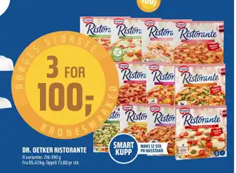 Coop Obs Dr. oetker ristorante tilbud