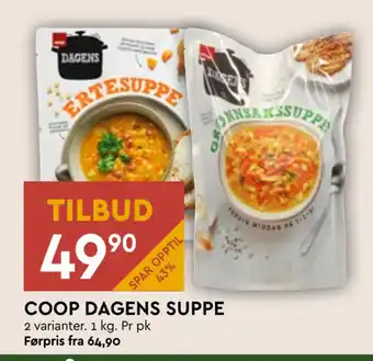 Coop Mega Coop dagens suppe tilbud