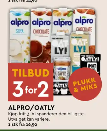 Coop Mega Alpro/oatly tilbud