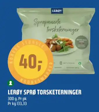 Coop Obs Lerøy sprø torsketerninger tilbud