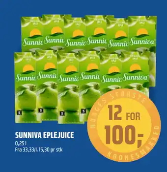 Coop Obs Sunniva eplejuice tilbud