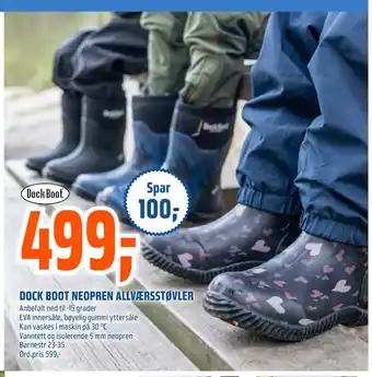 Coop Obs Dock boot neopren allværsstøvler tilbud