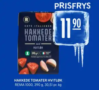 Rema 1000 Hakkede tomater hvitløk tilbud