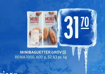 Rema 1000 Minibaguetter grov tilbud
