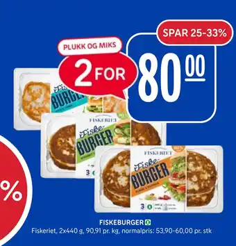 Rema 1000 Fiskeburger tilbud