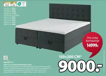 JYSK Gold c25 storage kontinentalseng tilbud