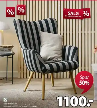 JYSK Simested lenestol tilbud