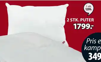 JYSK 2 stk. puter tilbud