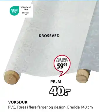 JYSK Voksduk tilbud