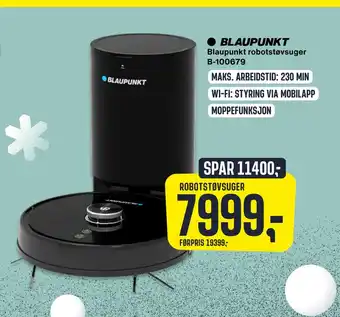 Skousen Blaupunkt robotstøvsuger b-100679 tilbud