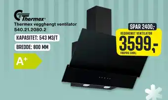 Skousen Thermex vegghengt ventilator tilbud