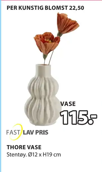 JYSK Thore vase tilbud
