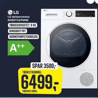 Skousen Lg tørketrommel rh80t2ap6rm tilbud