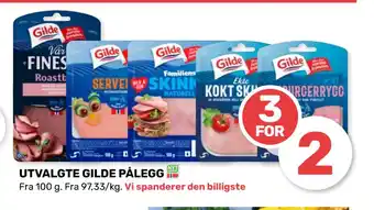 Coop Marked Utvalgte gilde pålegg tilbud