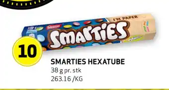 Bunnpris Smarties hexatube tilbud