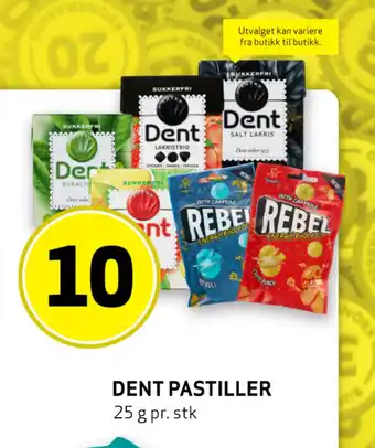 Bunnpris Dent pastiller tilbud