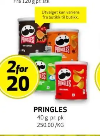 Bunnpris PRINGLES tilbud