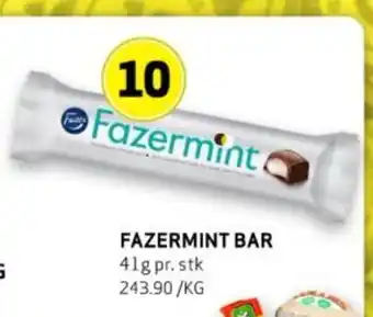Bunnpris FAZERMINT BAR tilbud
