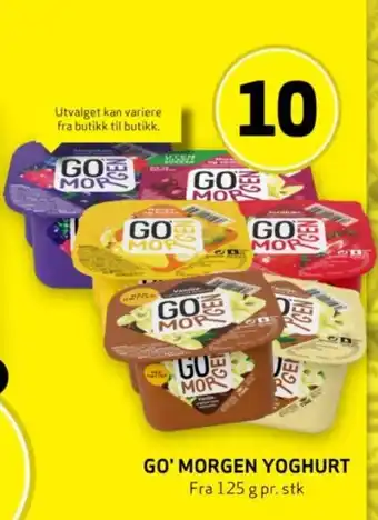 Bunnpris GO' MORGEN YOGHURT tilbud