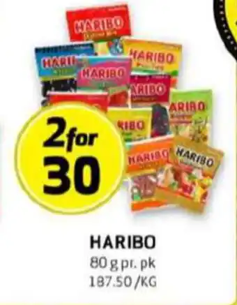 Bunnpris Haribo godterier tilbud