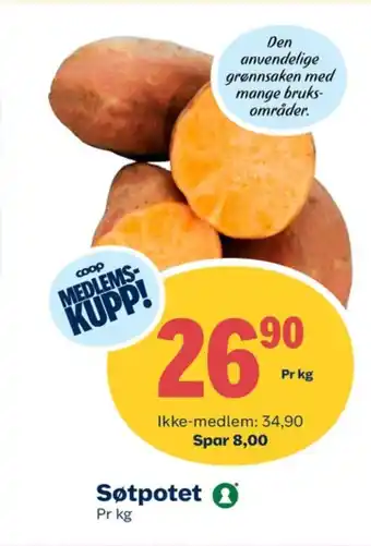 Coop Extra Ukjent poteter tilbud