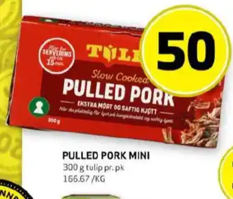 Bunnpris Tulip pulled pork tilbud