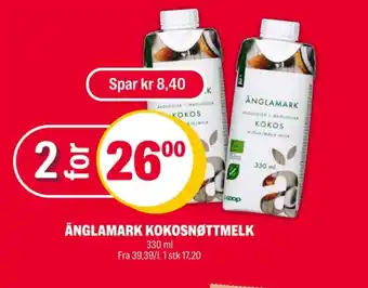 Coop Extra Änglamark kokosmelk tilbud