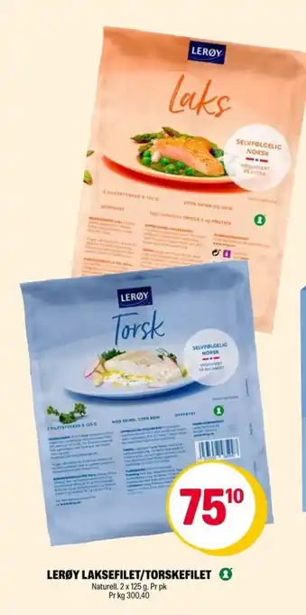 Coop Extra Lerøy laksefilet tilbud