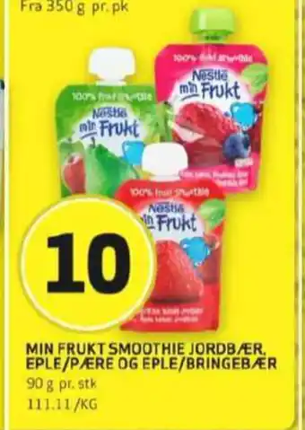 Bunnpris Nestle smoothie tilbud