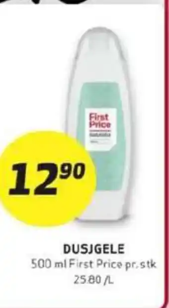 Bunnpris First price dusjsåpe tilbud