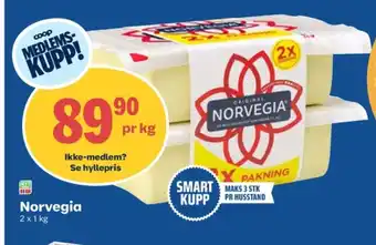 Coop Obs Norvegia skæreost tilbud