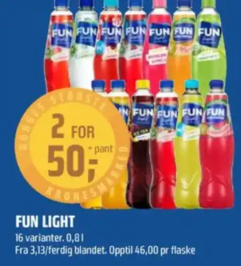 Coop Obs Fun light saft tilbud