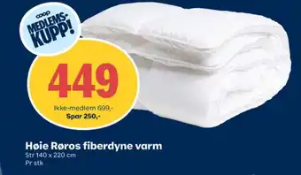Coop Obs Høie dyne tilbud