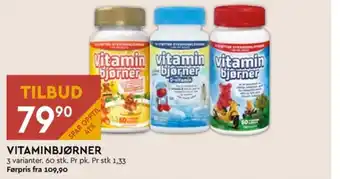 Coop Mega Vitamin bjørner vitamin tilbud