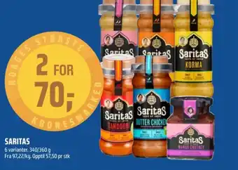 Coop Obs Saritas korma saus tilbud