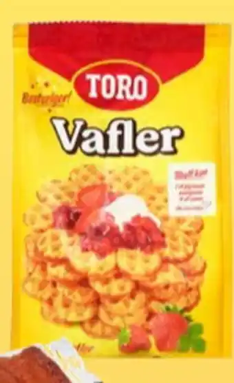 Europris Toro vaffelmix tilbud