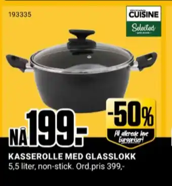 Europris Cuisine kasseroller tilbud