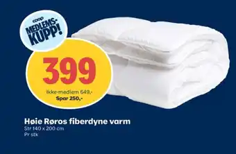 Coop Obs Høie dyne tilbud