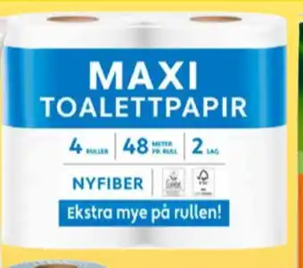 Europris Maxi toalettpapir tilbud