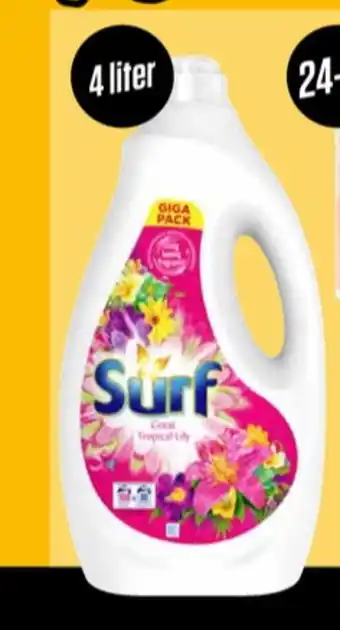 Europris Surf vaskemiddel-flytende tilbud