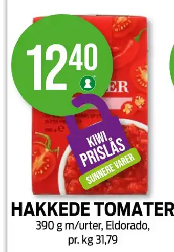 Kiwi Eldorado tomater hakkede tilbud