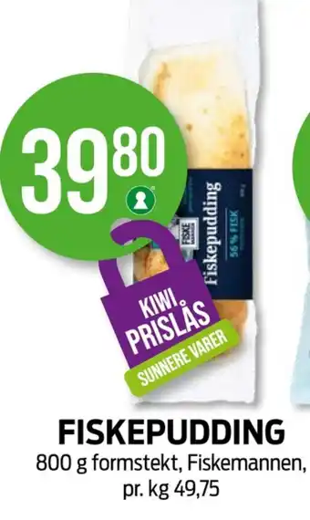 Kiwi Fiskemannen fiskepudding tilbud