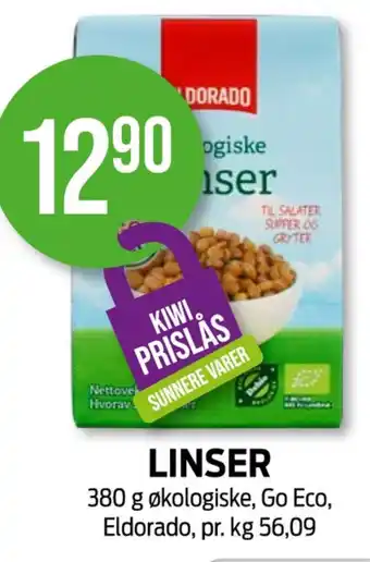 Kiwi Eldorado linser tilbud