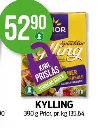 Kiwi Prior kylling tilbud