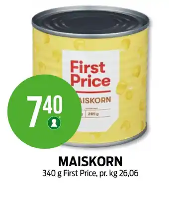Kiwi First price mais tilbud