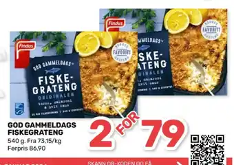 Matkroken Findus ferdigretter tilbud