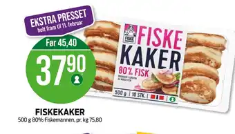 Kiwi Fiskemannen fiskekaker tilbud