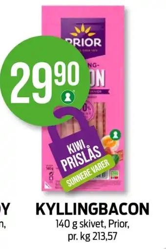 Kiwi Prior bacon tilbud
