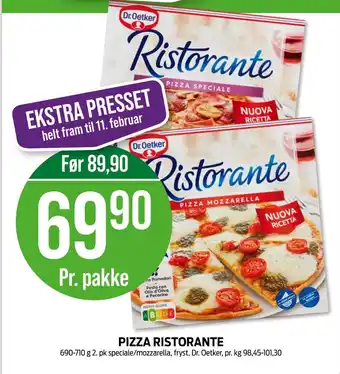 Kiwi Ristorante pizza tilbud